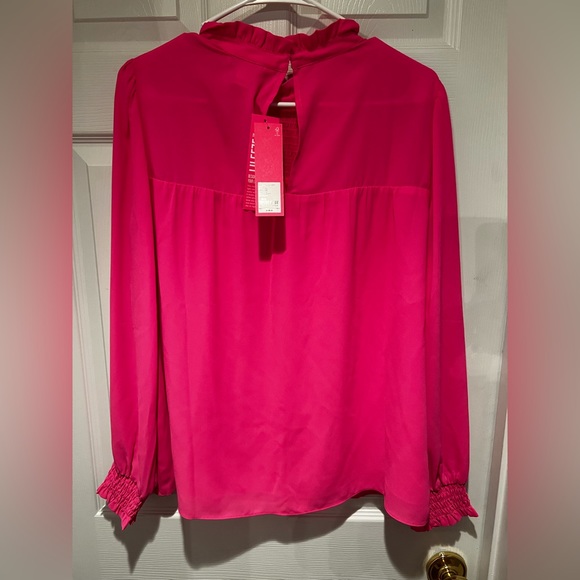 NWT Lilly Pulitzer pink blouse - Picture 4 of 4